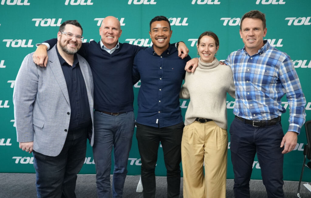 We Are Mobilise team with Toll Group — Mobilise Employment Pathways partnership launch 2025